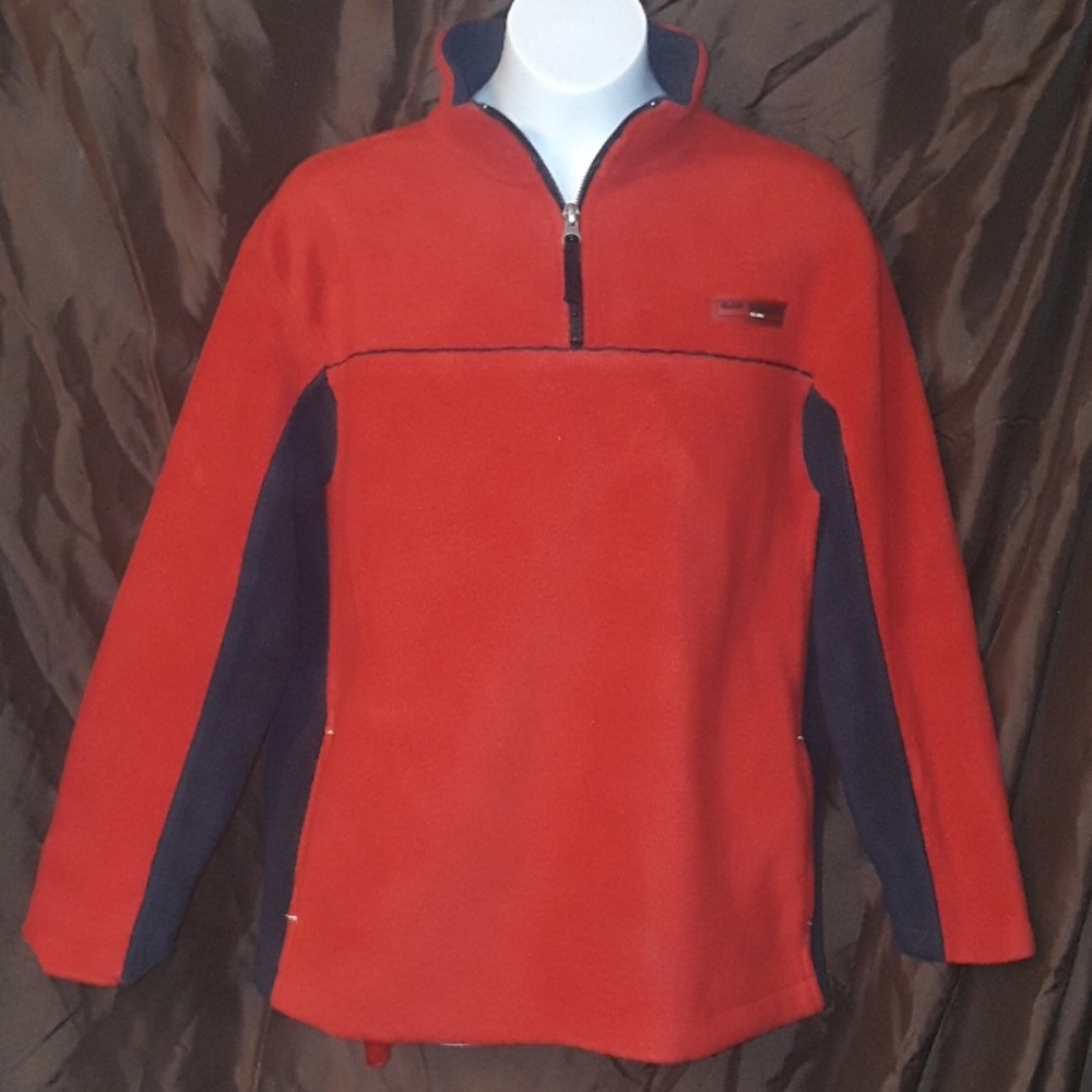Gap Casual Pullover Sweater w/ pockets Red Black